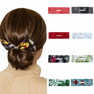 Women Bun Hair Bands Knotted Wire Headband Hairpin Braider Maker Easy To Use DIY