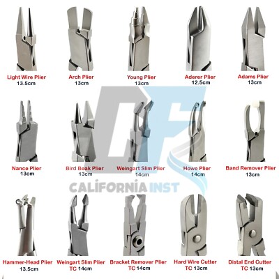 Ortho Professional Dental Pliers Orthodontic Braces Wire Bending Loop Forming