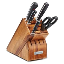 WÜSTHOF Classic 6-Piece Starter Knife Block Set | Acacia