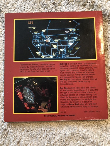 RED FLAG AIR COMBAT FOR THE 80'S PRESIDIO PRESS 1984 Michael Skinner VGC - Picture 2 of 10