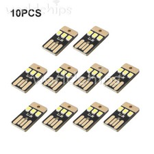10Pcs Mini 3LED USB Light Lamp Nightlight Camping Outdoor Portable Module For PC