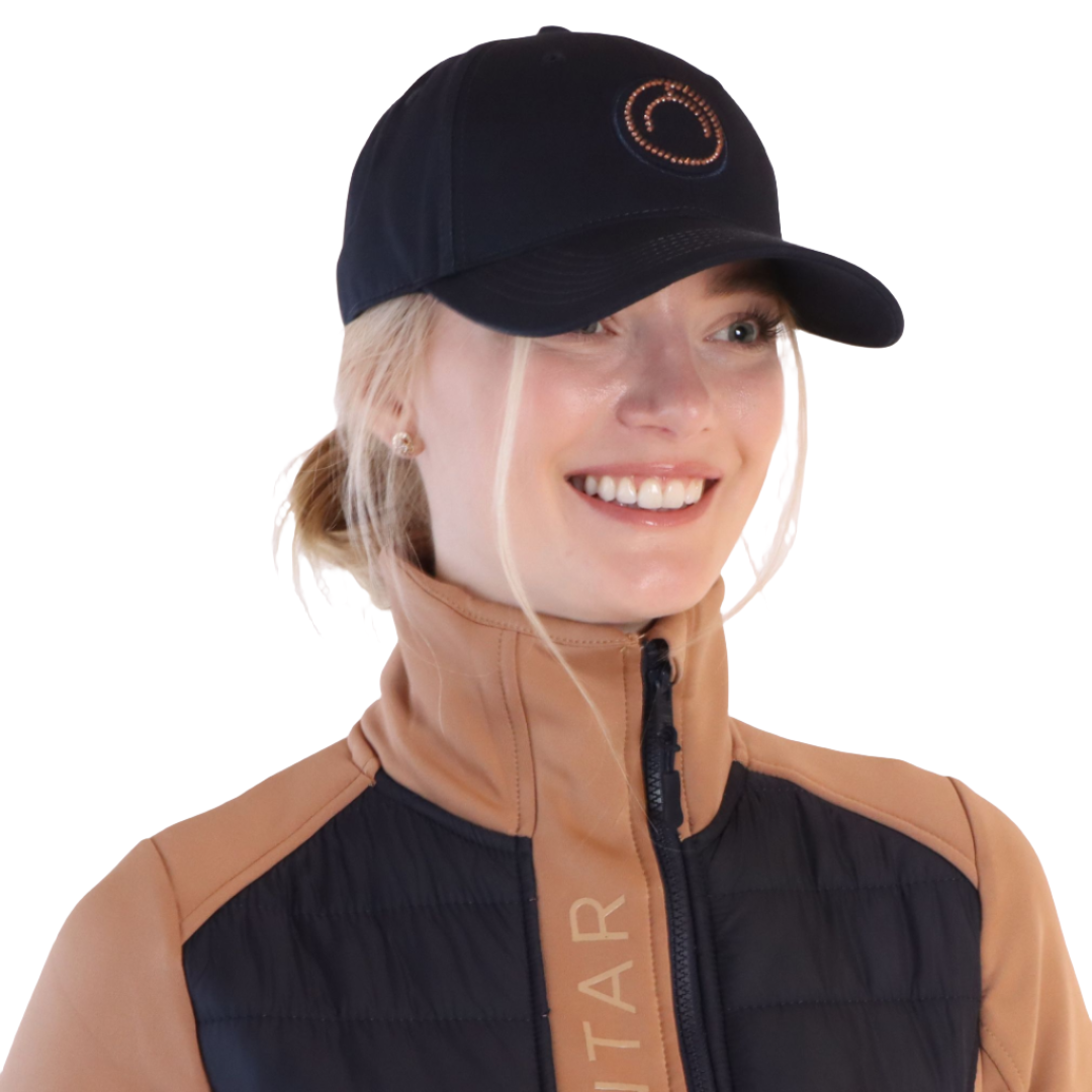 Montar Logo Cap with Rose Gold Crystal UK