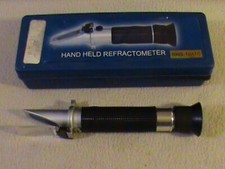 Temperature Salinity Refractometer for Aquarium, 0 - 10 Hydrometer, RHS-10ATC