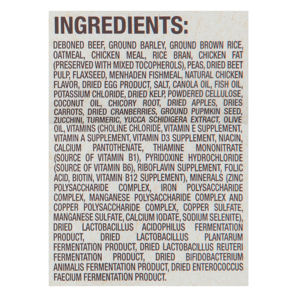 Pure Harmony Beef & Brown Rice Recipe Dog Food 4 LB