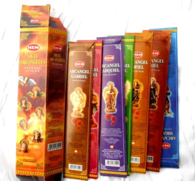 Engelbox RÄUCHERSTÄBCHEN  HEM 7x5 Stäbchen incense Michael Gabriel Rafael etc.