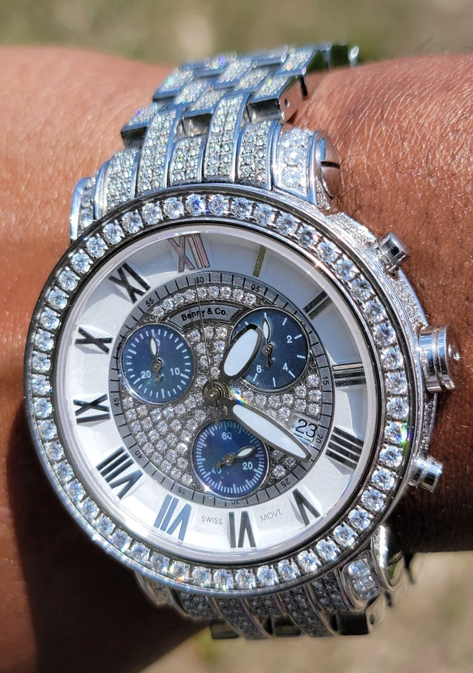 Benny & Co CARATS Diamond Watch Jacob Co Joe rodeo - Image 3 of 4