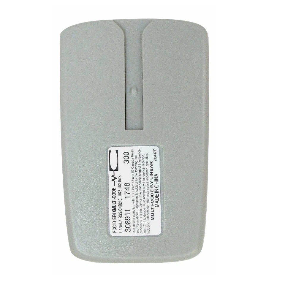 TWO MultiCode 3089 300mhz 10 Code Sw Gate Garage Remote Control Linear MCS308911 - Image 3 of 4