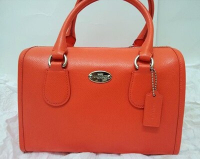 COACH 33329 Crossgrain Leather Mini Benette Satchel | eBay