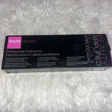 Flat Iron Style House 1.25" Professional Hair Styling Tool Adjustable Heat NEW