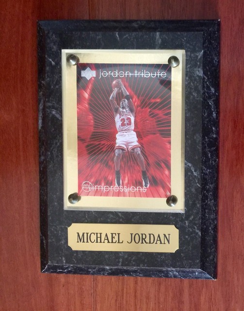 Michael Jordan Upper Deck Plaque eBay