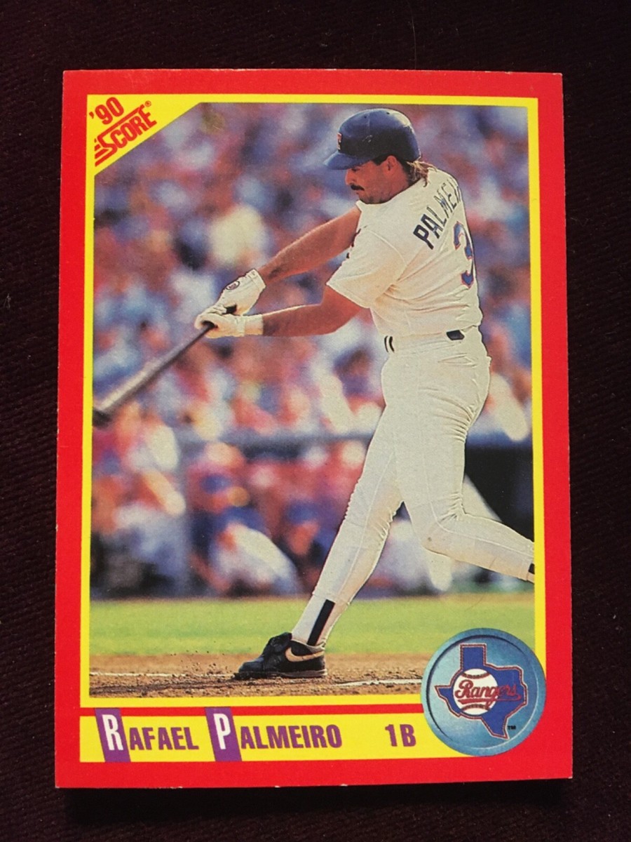 1990 Score #405 Rangers Rafael Palmeiro Baseball Card | eBay