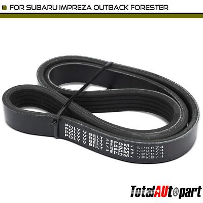 BLACK BELT GP 2004.6.24 ブラジル・サンパウロ New 34.44 Inch Serpentine Belt for Subaru Forester 06-11 Volvo ACL
