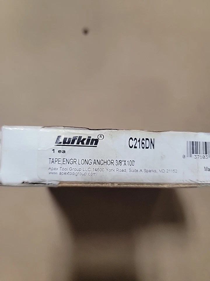 C216DN Crescent Lufkin 3/8" x 100' Anchor Chrome Clad Engineer's Tape REFILL - Image 2 of 3