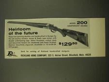 1968 Richland Arms Model 200 Lightweight Double Shotgun Advertisement