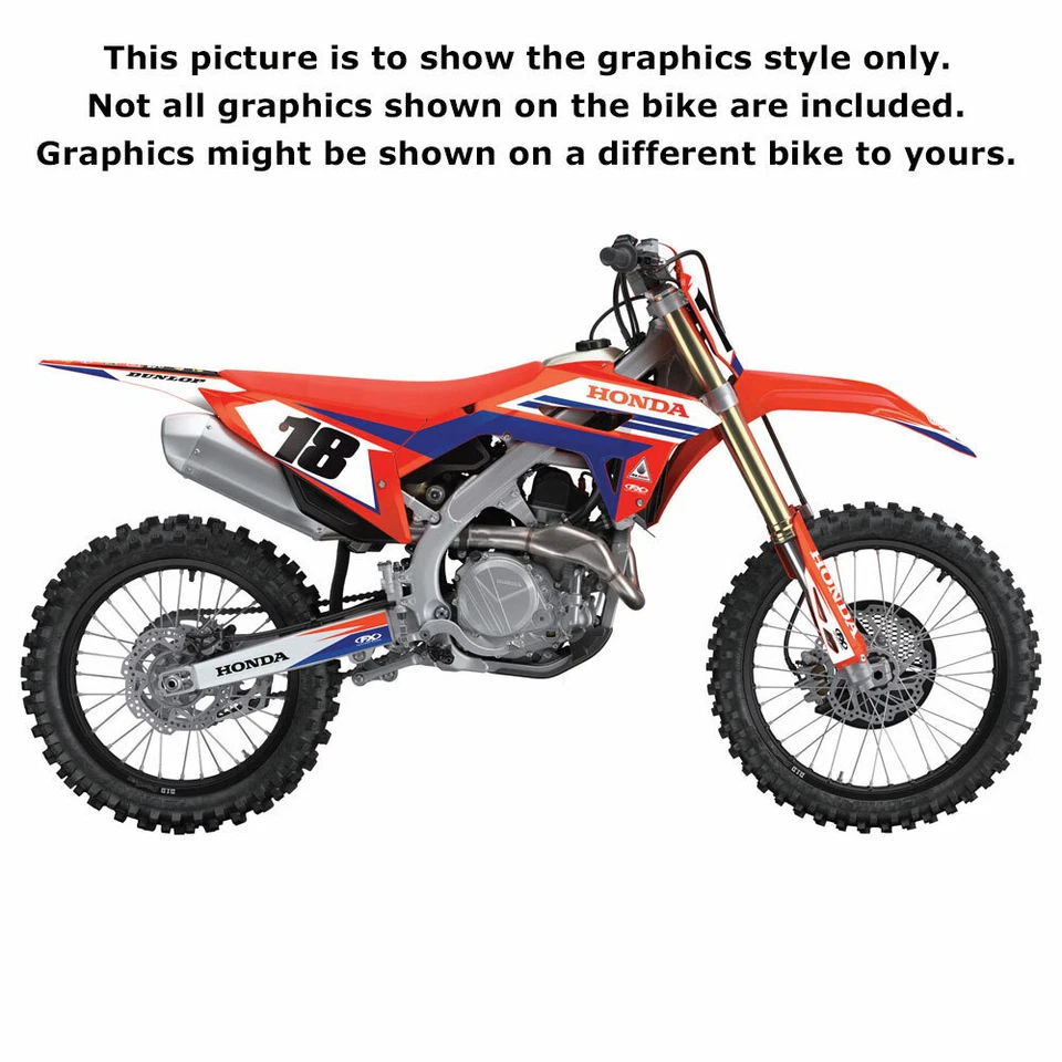 Fábrica Effex EVO 19 Gráficos Honda CRF 450 R CRF450R CRF450 13 14 15 16 NUEVO Foto 2 de 2