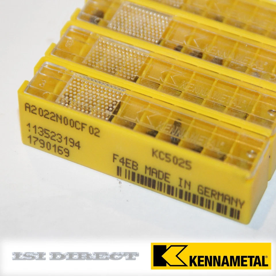 ** SALE ** A2022N00CF02 KC5025 KENNAMETAL *** 10 INSERTS ** FACTORY PACK **