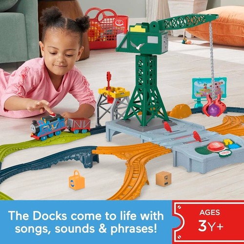 Thomas & Friends Talking Cranky Delivery Train Set with Songs Sounds & Phrases - Picture 2 of 6