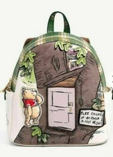 Danielle Nicole Disney Winnie the Pooh Owl's House Figural Mini Backpack Bag NEW