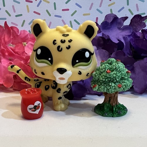 Authentic Littlest Pet Shop Lps 1419 Yellow Black Jaguar Leopard mail