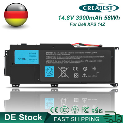 14,8V 3900mAh YMYF6 V79Y0 Akku Für Dell XPS 14Z Ultrabook Serie 14Z-L412z L412x