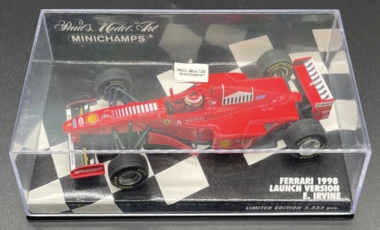 Minichamps 1/43 Ferrari 1998 versión de lanzamiento E. Irvine 430980094 Foto 3 de 4
