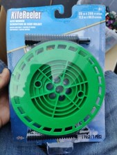 Kite Reeler Kite Winder Green with 200 feet 25-LB Nylon Line String X-Kites