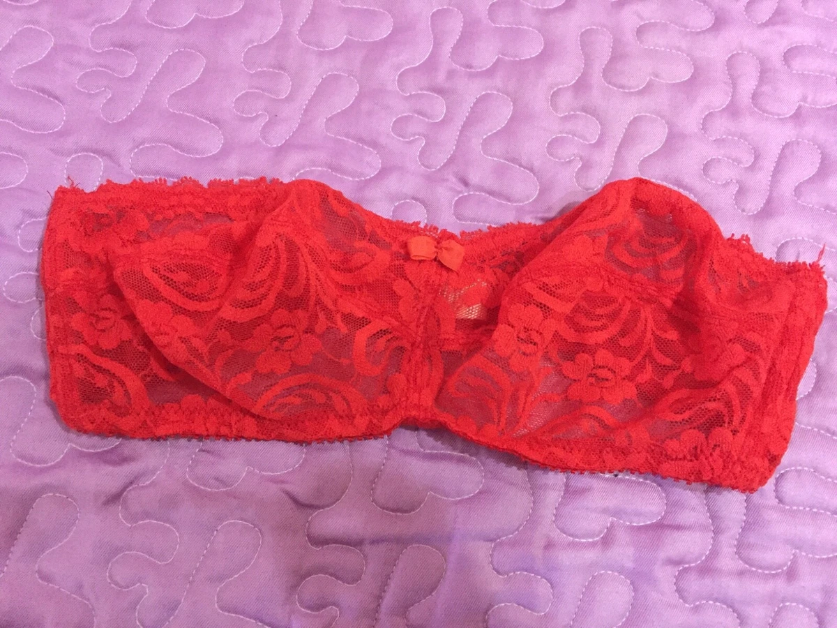 TRIUMph Bra size it 3B us 34B eu 75B Red unpadded wireless