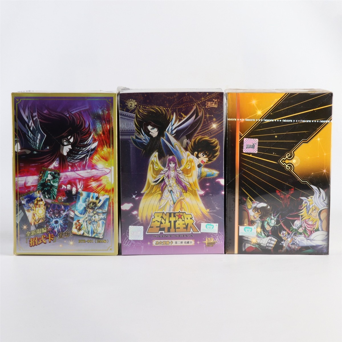 KAYOU Official Saint Seiya Series I II III Sealed Box 18 packs per