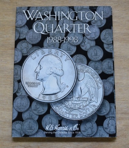Harris 1988-1998 Washington Quarters State Collection Coin Album 2691