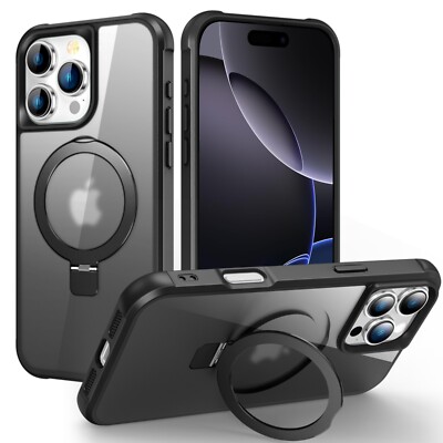 Magnetic Case for iPhone 16 15 14 13 12 11 Pro Max Plus with Mag-Safe Slim Cover