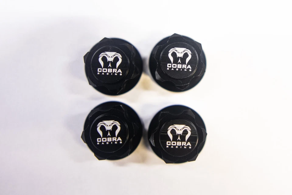 Cobra Racing 17mm Hex Wheel Nut Set – Black Aluminum - Image 4 of 4