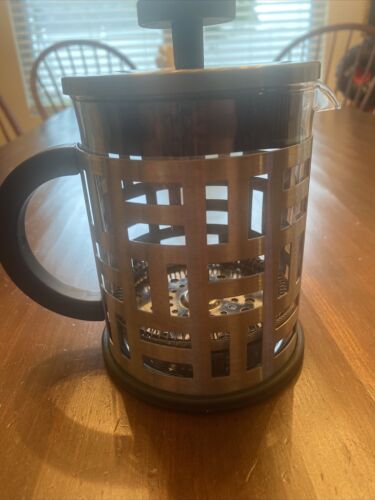 Bodum Eileen French Coffee Press 4 Cup Maker Chrome Finish - Imagen 1 de 12