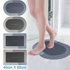 Absorbent Soft Bath Mat Bathroom Shower Rug Floor Carpet Non Slip Safe Quick Dr  