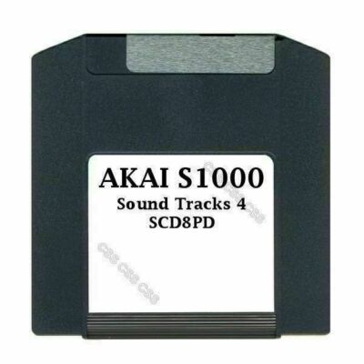 Akai S1000 100MB Zip Disk Sound Tracks 4 SCD8PD