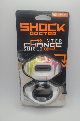 Shock Doctor Inter-Change Shield-Mouthpiece Covers Pack of 2 Shield New 
