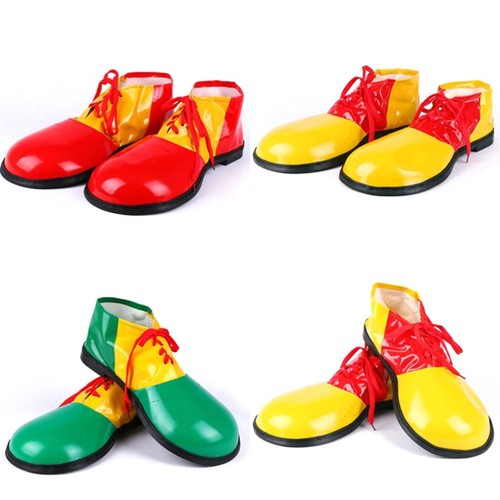 Scarpe Da Clown Uomini Donne Stivali Di Halloween Costume Divertente - Foto 3 di 11