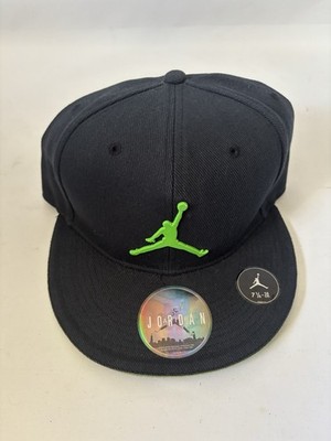Nike Air Jordan Mütze Herren 7 1/4 Logo Jumpman Fitted Cap Navy Volt