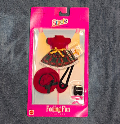 Mattel Stacie Feeling Fun Fashions Outfit Set Dress Hat Shoes Purse MPN 68648
