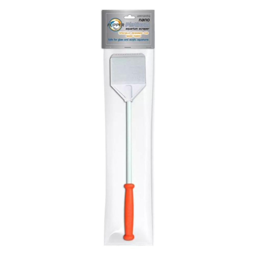 Flipper Platinum Scraper Nano 30cm - Raschietto 2-in-1 per Nano Acquari