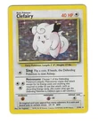 Pokemon Clefairy Holo 5/102 Base Set 1999 WOTC LP Vintage Holographic Card