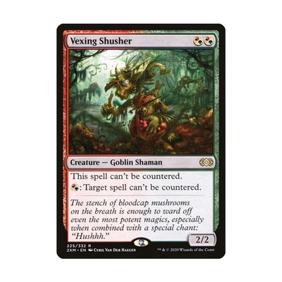WOTC MtG Double Masters Vexing Shusher (R) NM