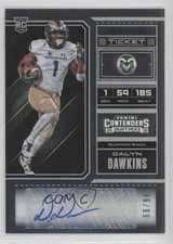 2018 Contenders Draft Picks College Bowl Ticket 96/99 Dalyn Dawkins Auto 5c9