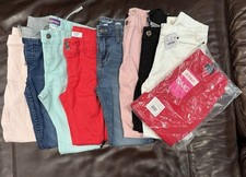 Girls Lot of 9 Sz 12 Pants Crewcut Cat jack Old Navy True CraftJustice NWT  EUC