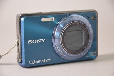 Sony Cyber-shot DSC-W290 12.1MP Digital Camera - Blue for sale