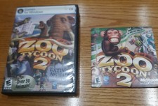 Zoo Tycoon 2 Combo Game Plus Extinct Animals Expansion 2 Disks