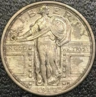 1917 Standing Liberty Quarter - Type 1 - Choice AU/MS Details-Bare Breast!