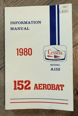 1980 Cessna 152 Aerobat - Information Manual (Pub. 1979)