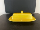 Fiesta Fiestaware Sunflower Yellow Covered Large Butter Dish Homer Laughlin USA