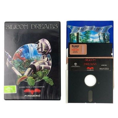 Silicon Dreams Rainbird Software for Atari 800/130XL Firebird 5.25 Floppy Disk