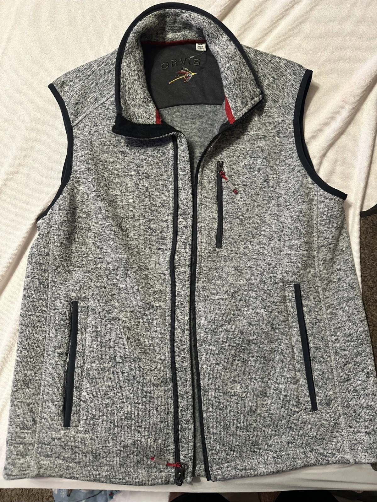 Orvis Polyester Vest Gray And Brown 2 Pack